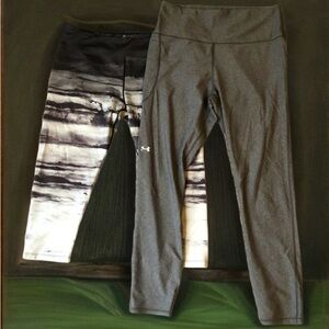 Bundle of prAna and Under Armour leggings.